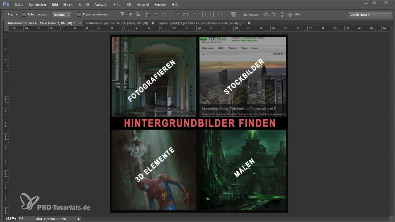 Luo tehokkaita taustoja Photoshopilla Tehokkaiden taustojen luominen Photoshopissa
