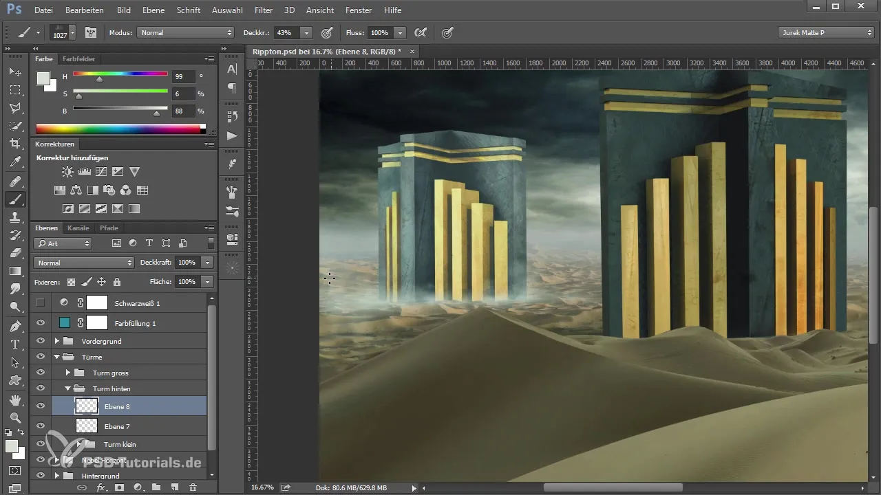 3D-objektin integrointi Photoshopissa: Höyry ja hahmo 3D-objektin integrointi Photoshopissa: Sumua ja hahmoa