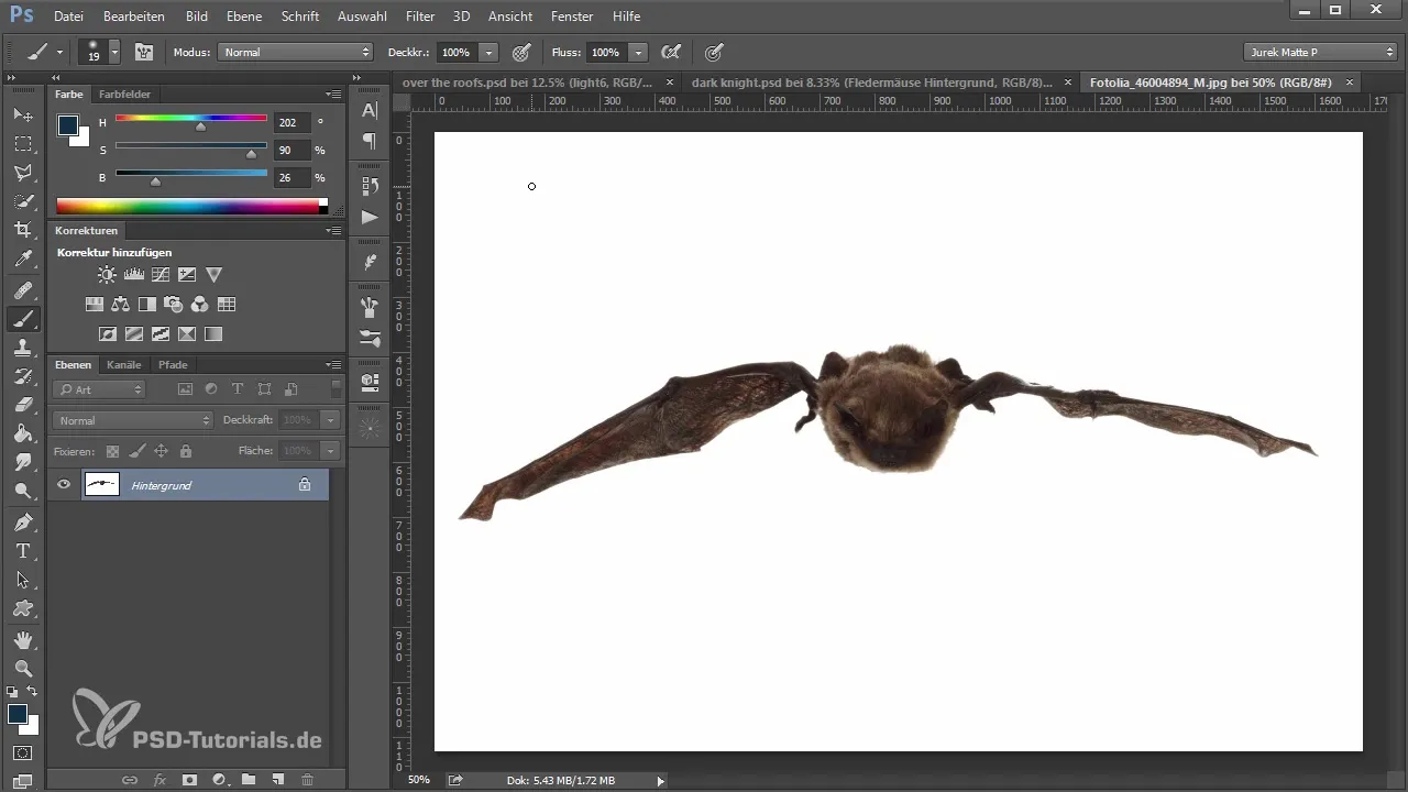 Luo tehokkaasti lepakoita Photoshopissa Lohikäärmeiden tehokas muokkaaminen Photoshopissa