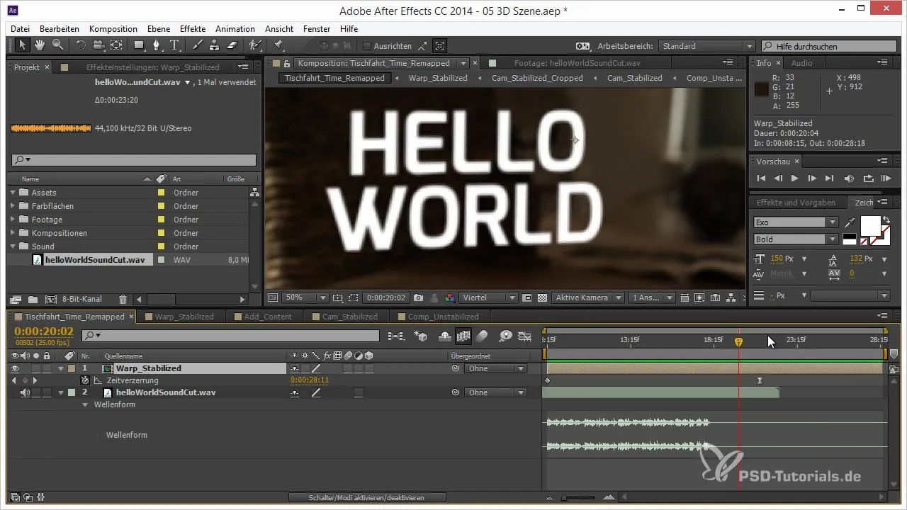 Optimal use of Time Remapping in After Effects Optimal Use of Time Remapping in After Effects