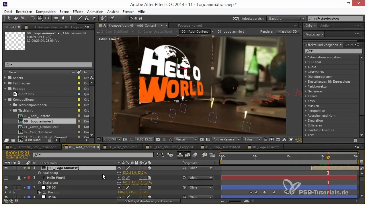 Professionally integrate logo into 3D scenes Professionally integrate logo into 3D scenes