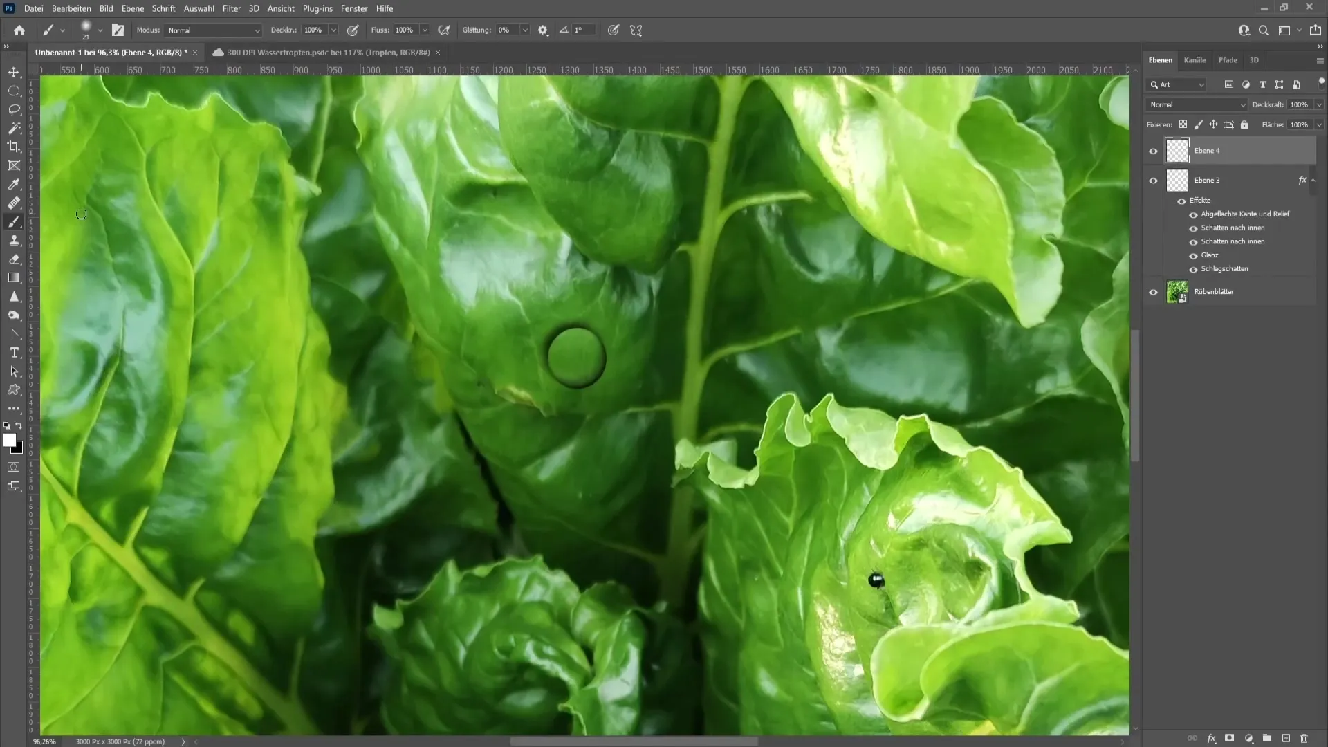 Valósághű vízcseppek létrehozása Photoshop segítségével