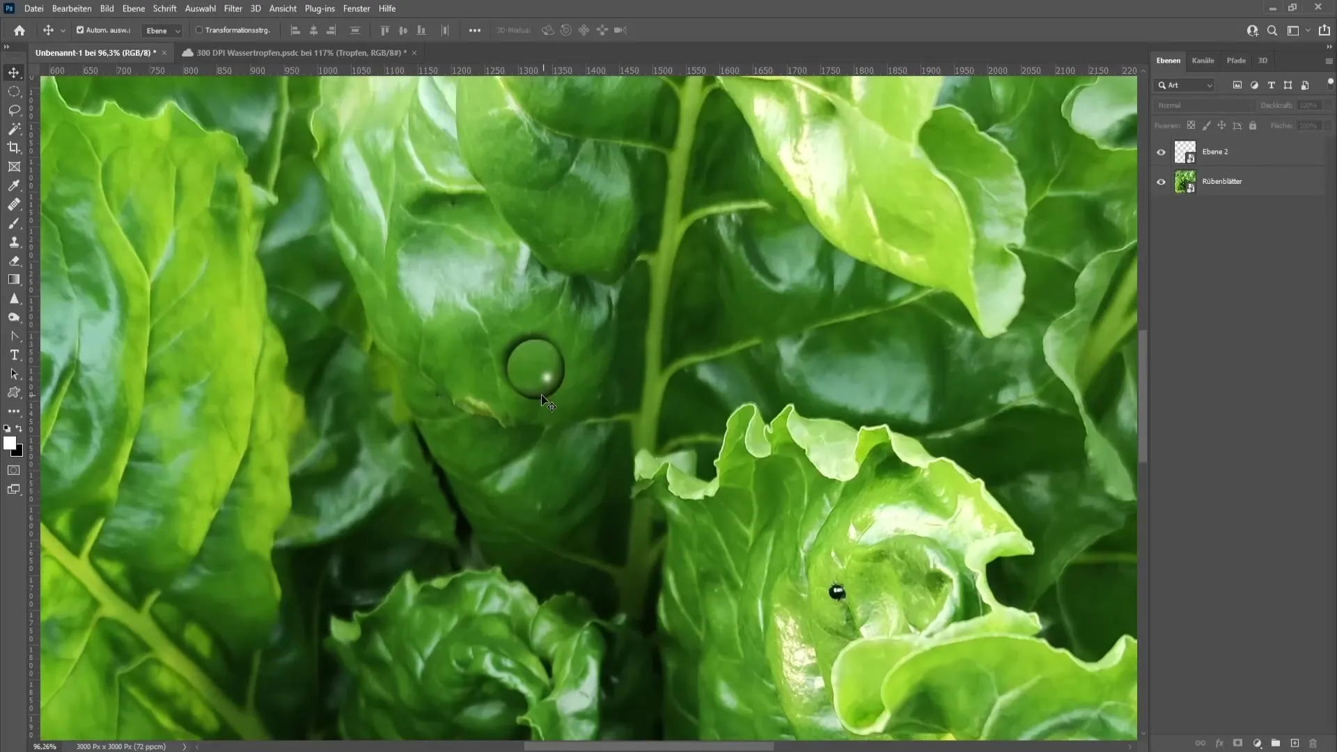 Valósághű vízcseppek létrehozása Photoshop segítségével