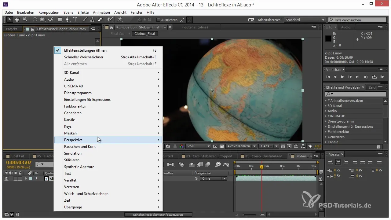 Effective 3D tracking for your globe in After Effects Effective 3D tracking for your globe in After Effects