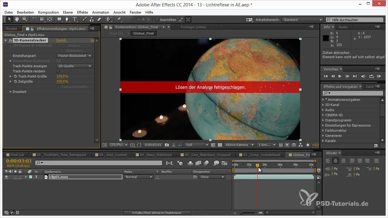 Effective 3D tracking for your globe in After Effects Effective 3D tracking for your globe in After Effects