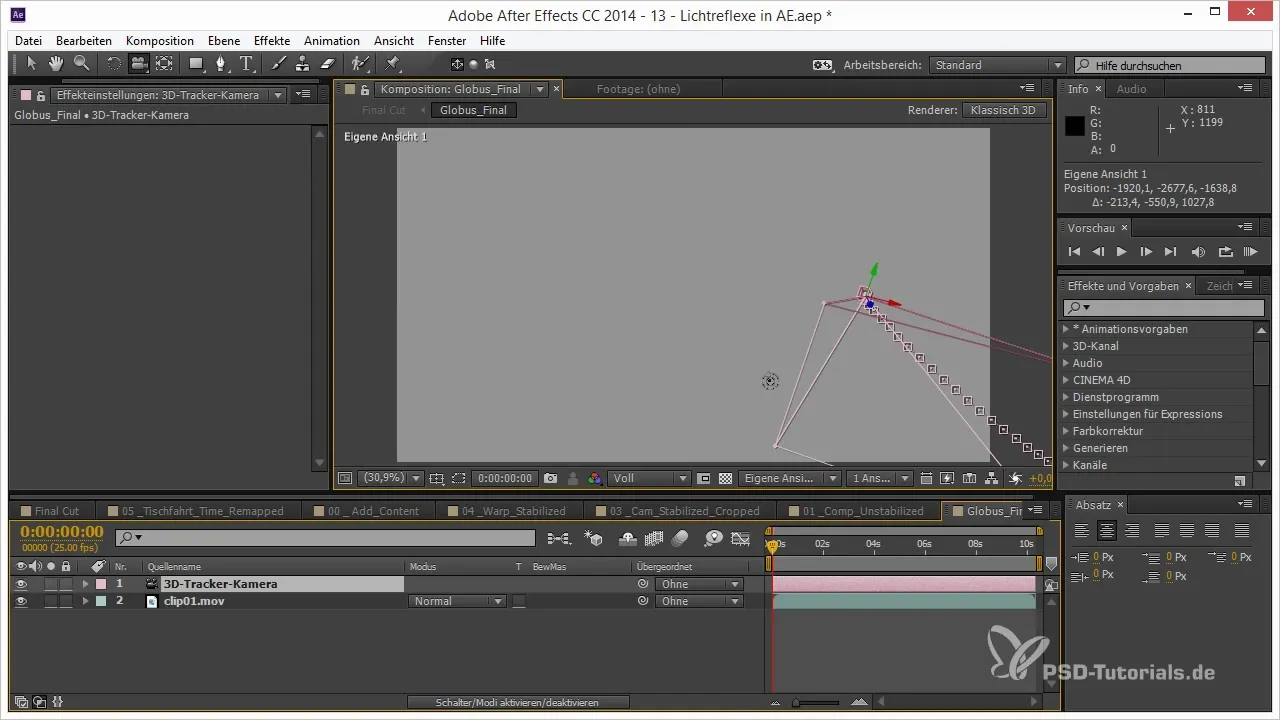 Effective 3D tracking for your globe in After Effects Effective 3D tracking for your globe in After Effects