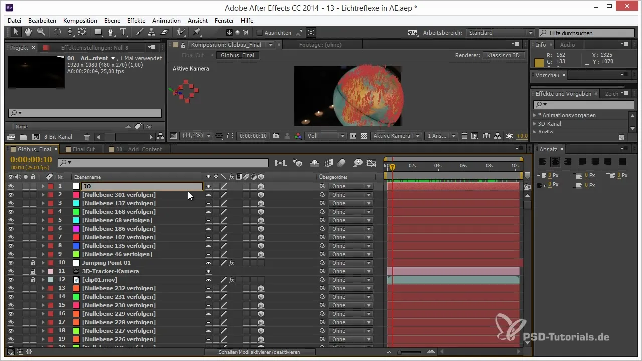 Animation of a bouncing point over the globe Animation of a bouncing point over the globe