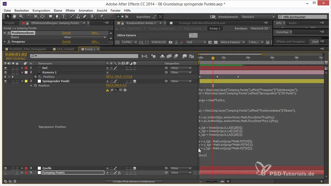 Jumping Points in After Effects – With Sine and Particles Jumping Points in After Effects – With Sine and Particles