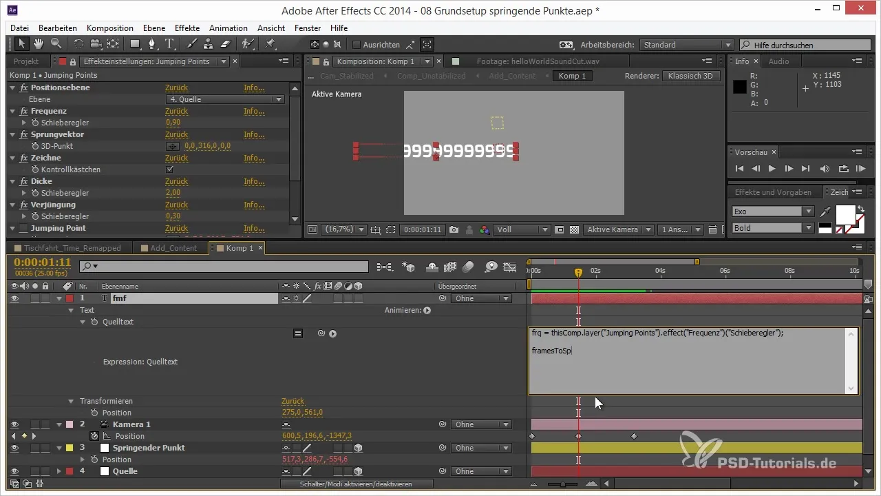 Jumping points in After Effects – With sine and particles Jumping Points in After Effects - With Sine Waves and Particles