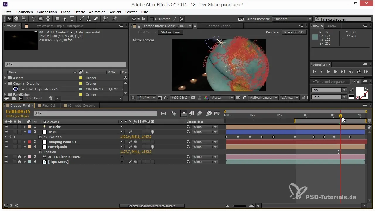 Find center point and jump vector in After Effects Finding the center point and jump vector in After Effects