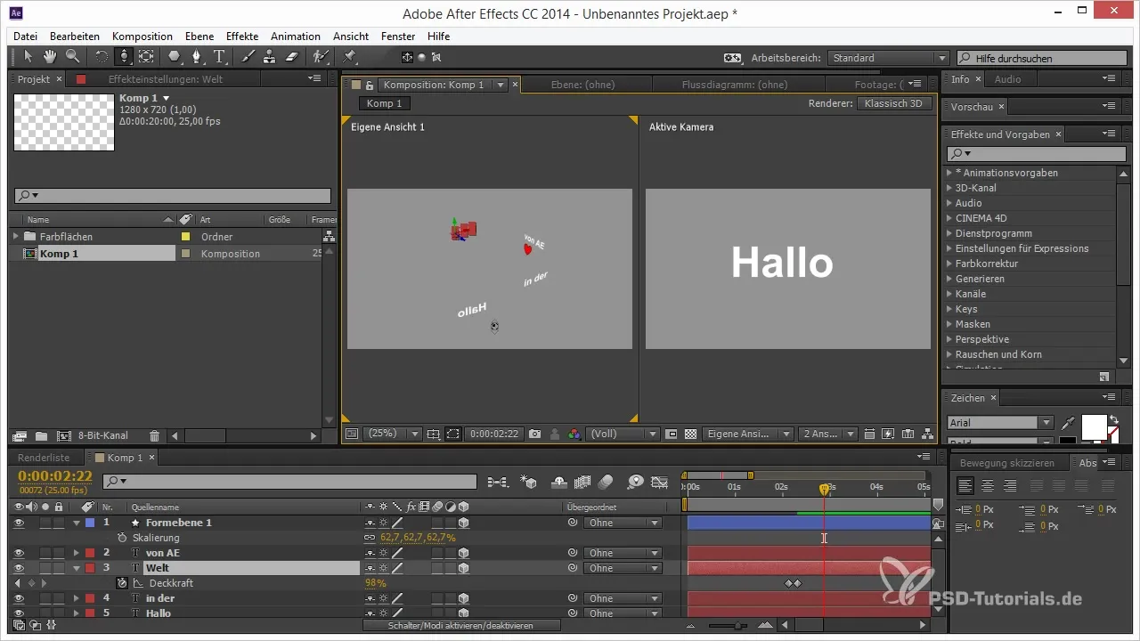3D Effective Working in After Effects 3D Effective Working in After Effects