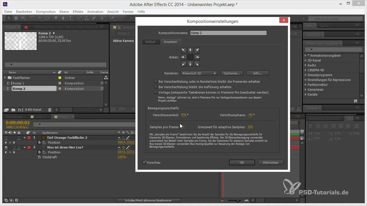Optimizing Motion Blur in 3D Animations Optimizing motion blur in 3D animations