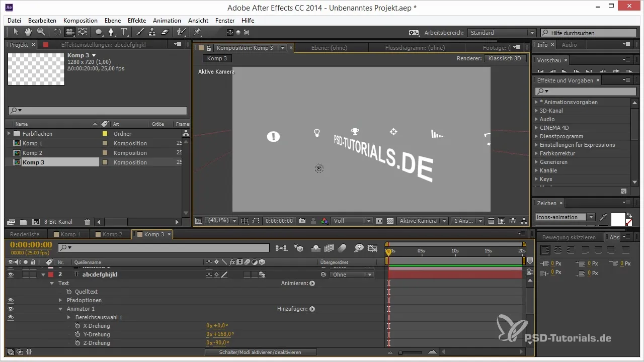 Efficient alignment of layers to the camera in After Effects Efficient Alignment of Layers to the Camera in After Effects