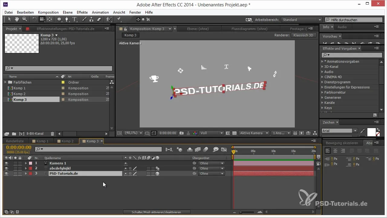Efficiently Aligning Layers to the Camera in After Effects Efficient orientation of layers to the camera in After Effects