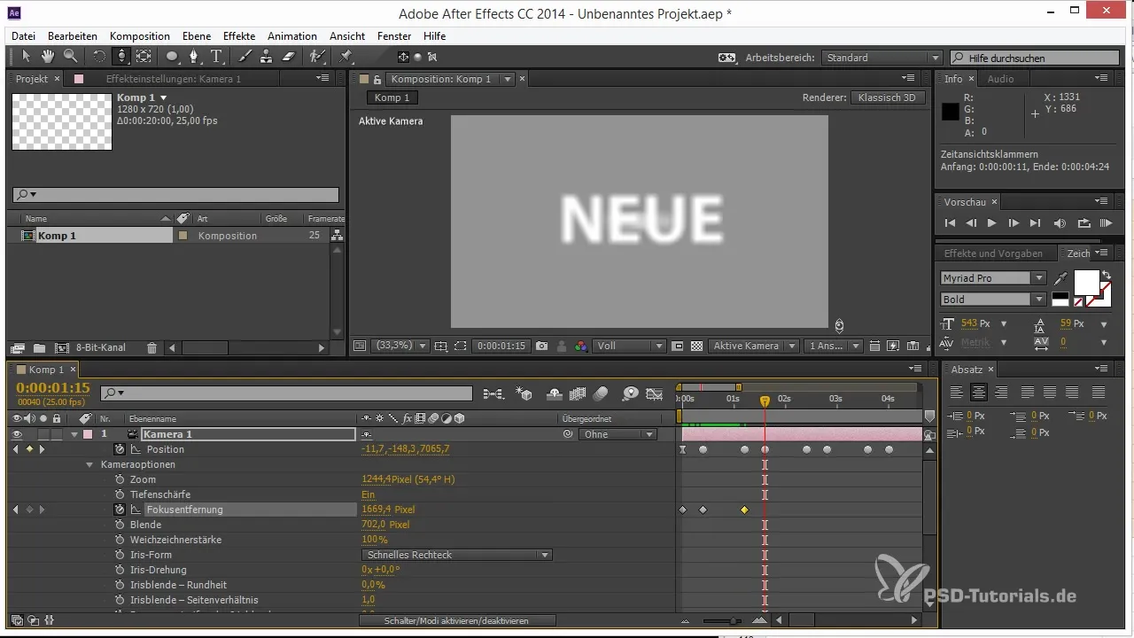 Effective correction for focus in After Effects Effective correction for focus in After Effects