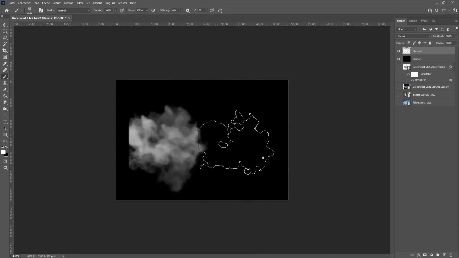 Realizarea realistă a fumului în Photoshop