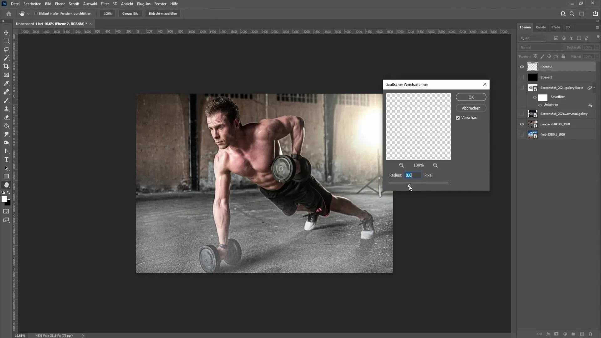 Crearea realistă a efectului de fum în Photoshop