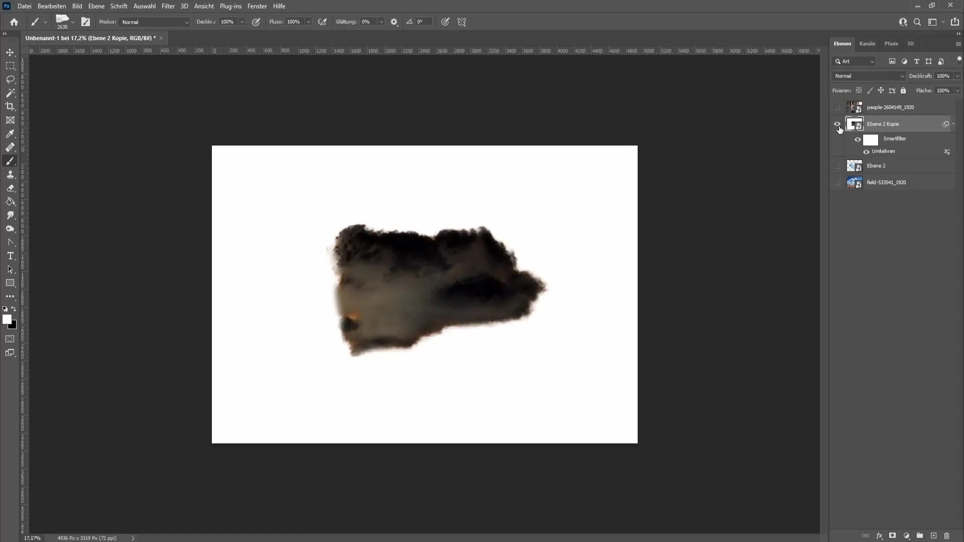 Realizarea unui efect de fum realist în Photoshop
