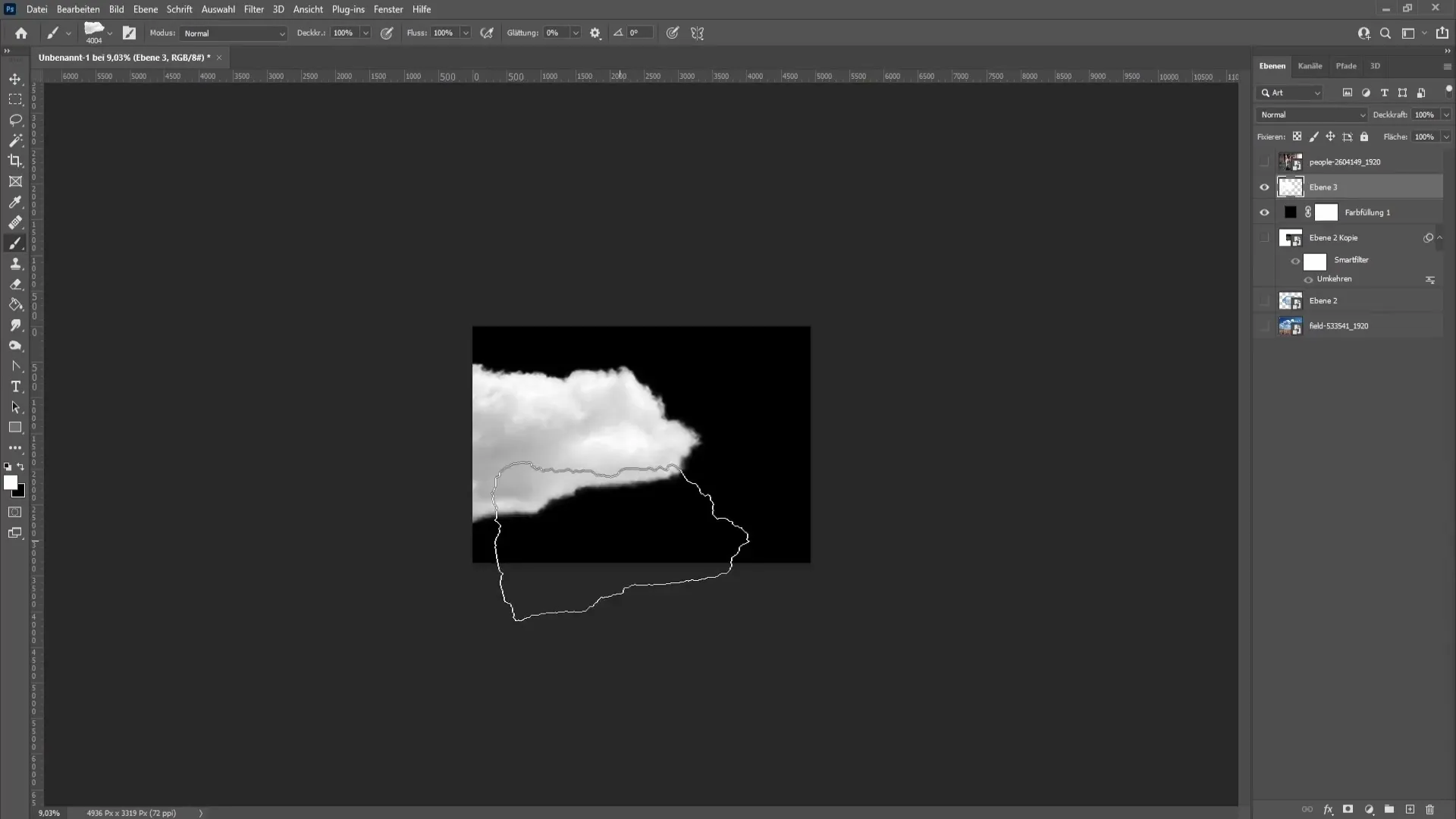 Realizarea efectului de fum realist în Photoshop