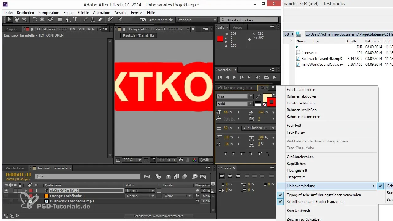 Utilisation efficace des menus déroulants dans After Effects Utiliser efficacement les menus déroulants dans After Effects