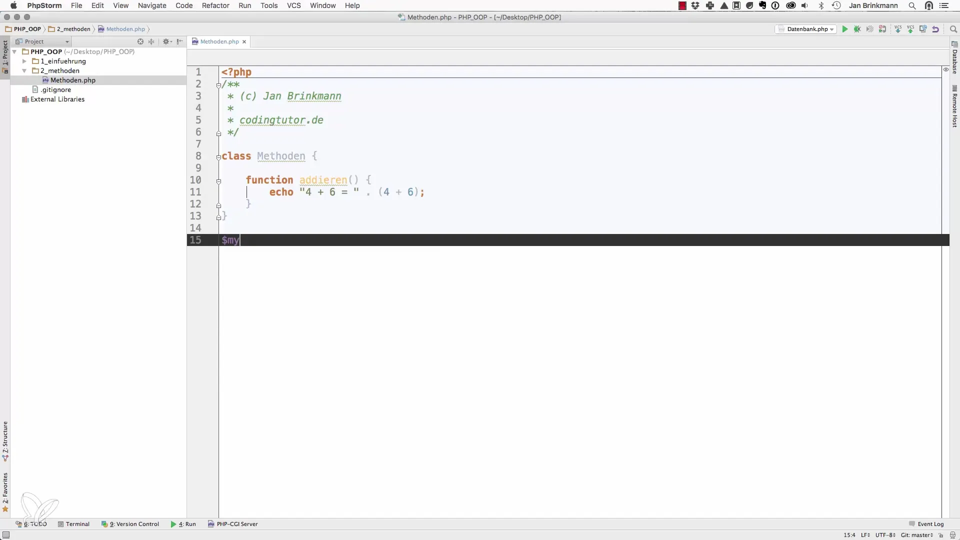 Metodi in PHP - Come utilizzarli in modo efficiente Metodi in PHP – Come utilizzarli in modo efficiente