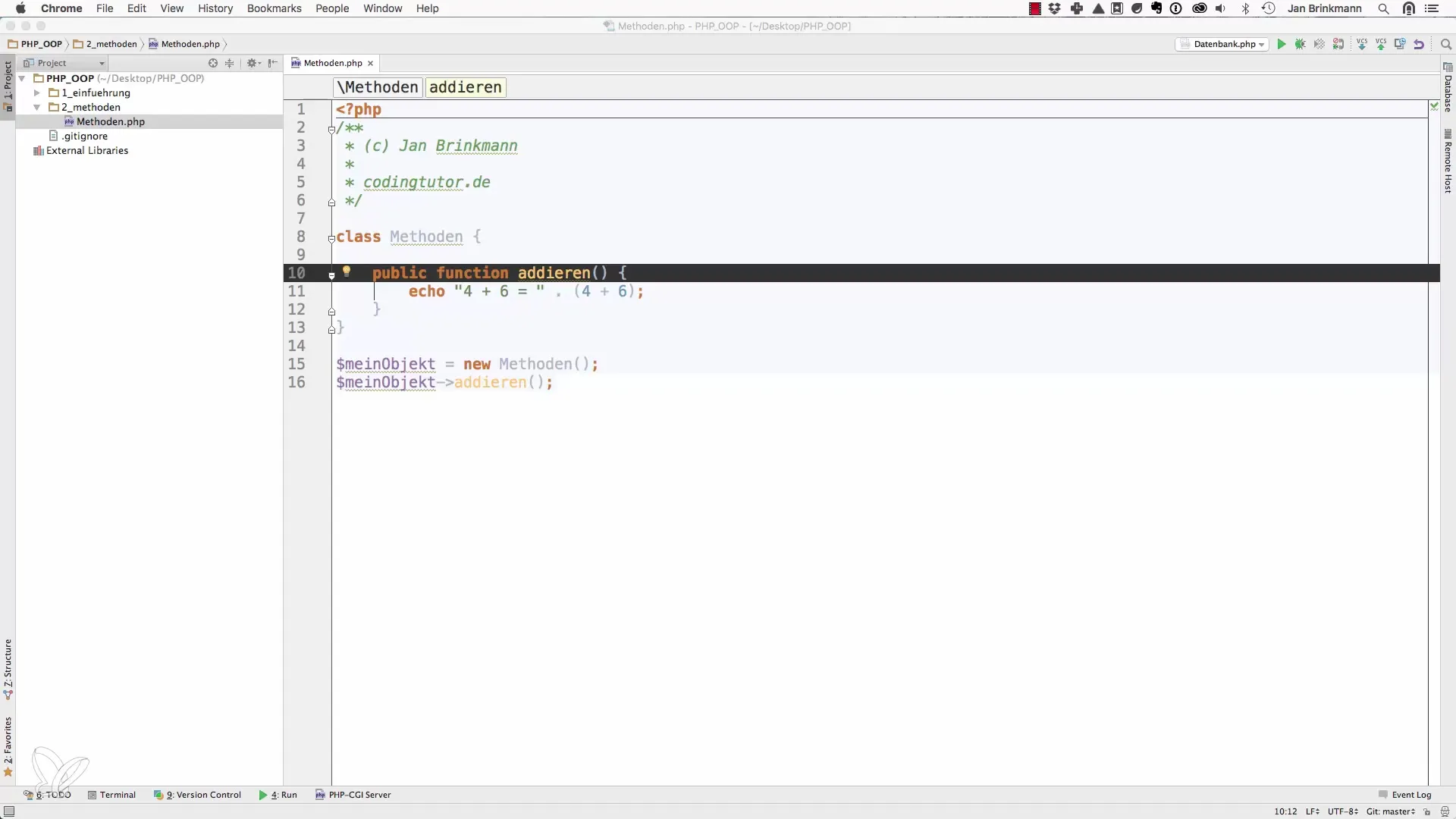 Metodi in PHP - Come utilizzarli in modo efficiente Metodi in PHP – Come utilizzarli in modo efficiente