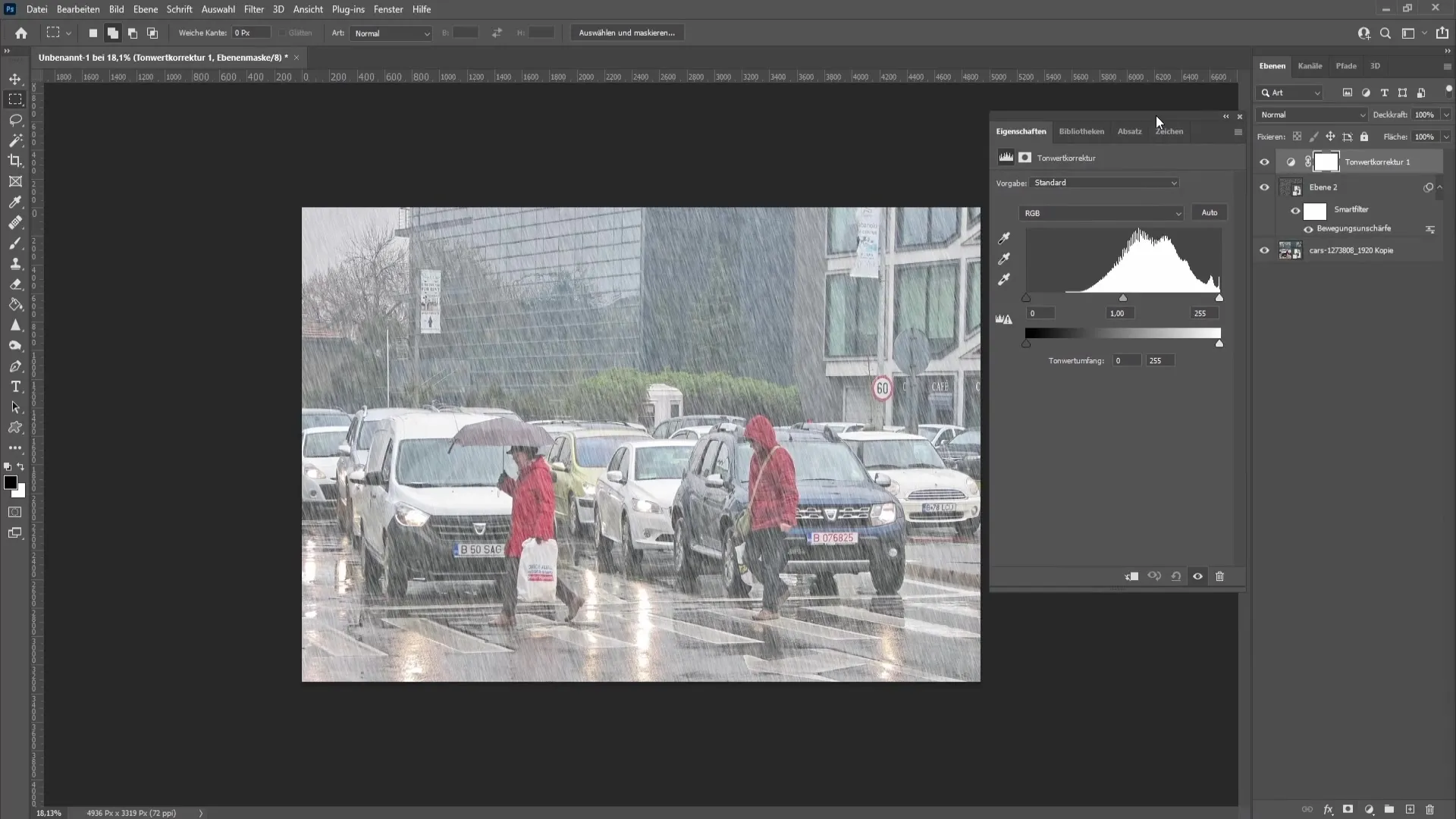 A crea un overlay realist de ploaie în Photoshop