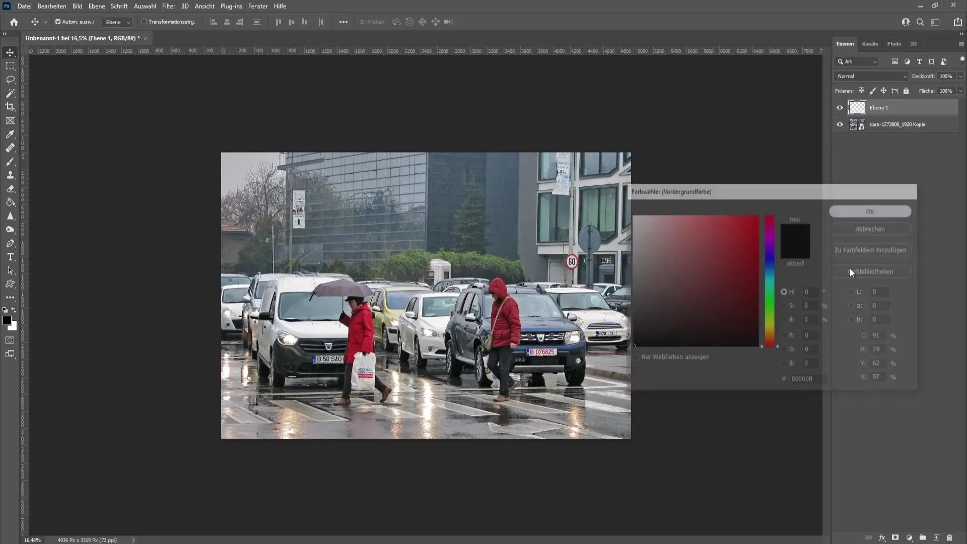 Crearea unui overlay realist de ploaie în Photoshop