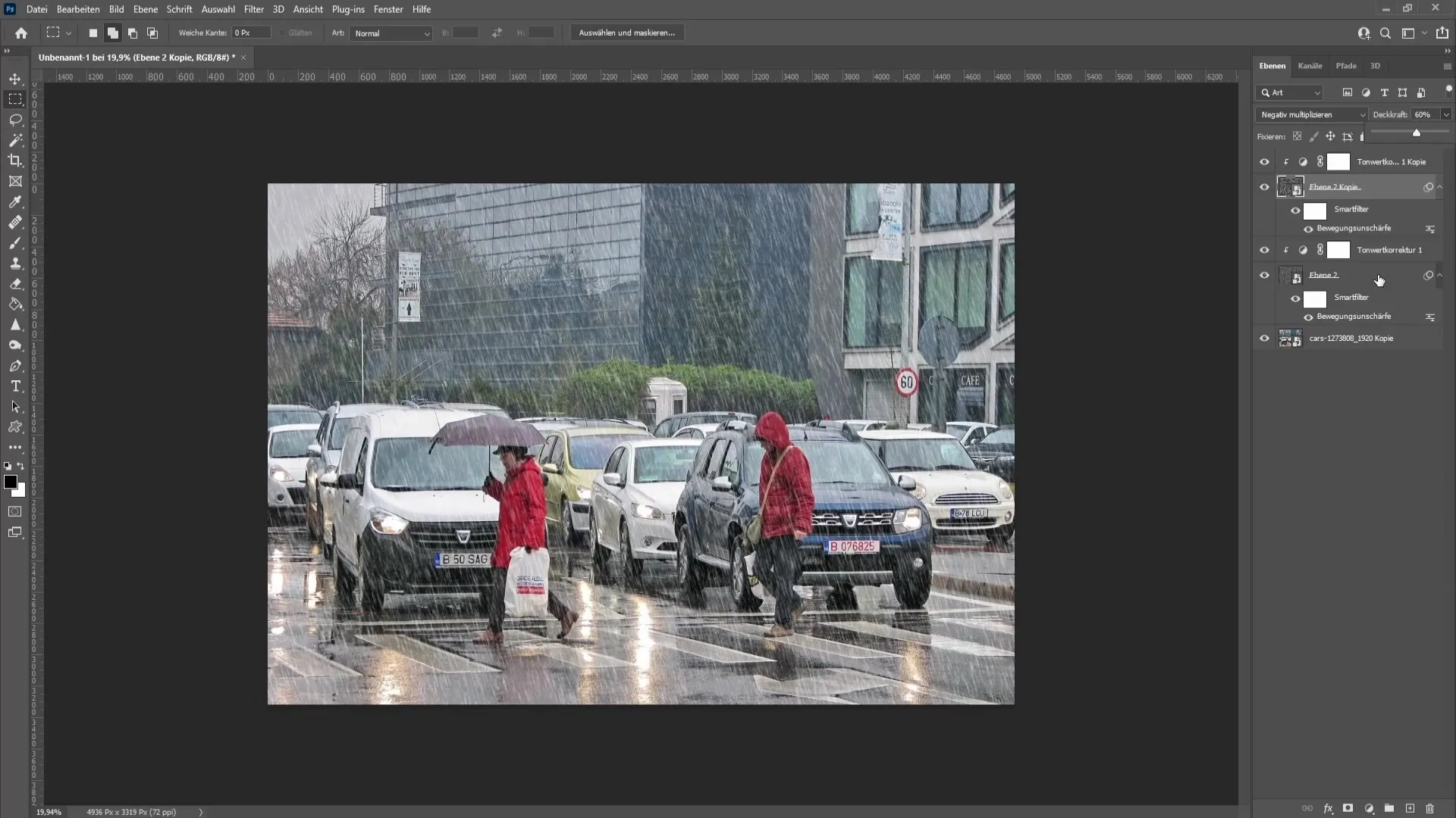Creează un efect realist de ploaie folosind Photoshop