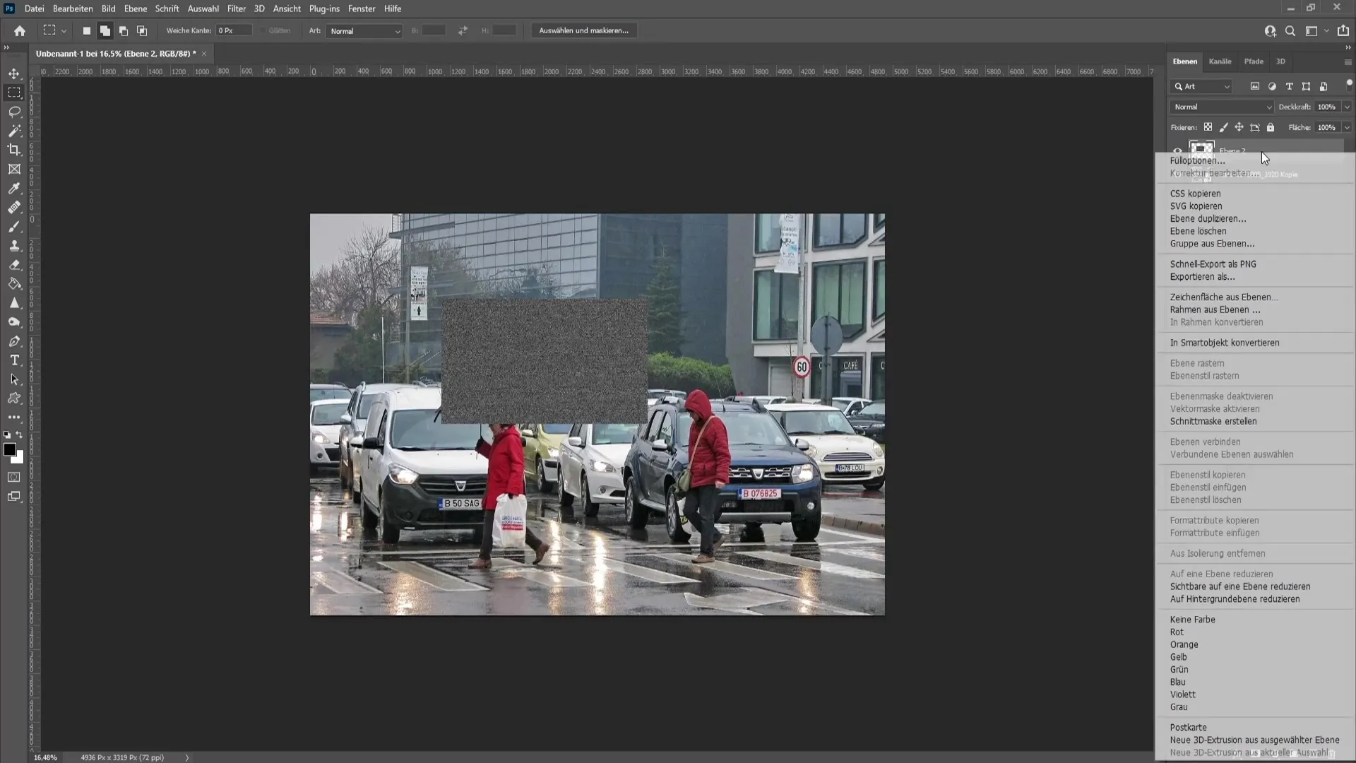 Creează un overlay realist de ploaie în Photoshop