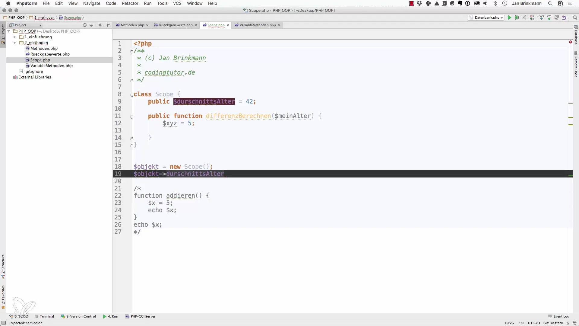 Scope in PHP - Understanding Variable Visibility Scopes in PHP - Understanding Variable Visibility
