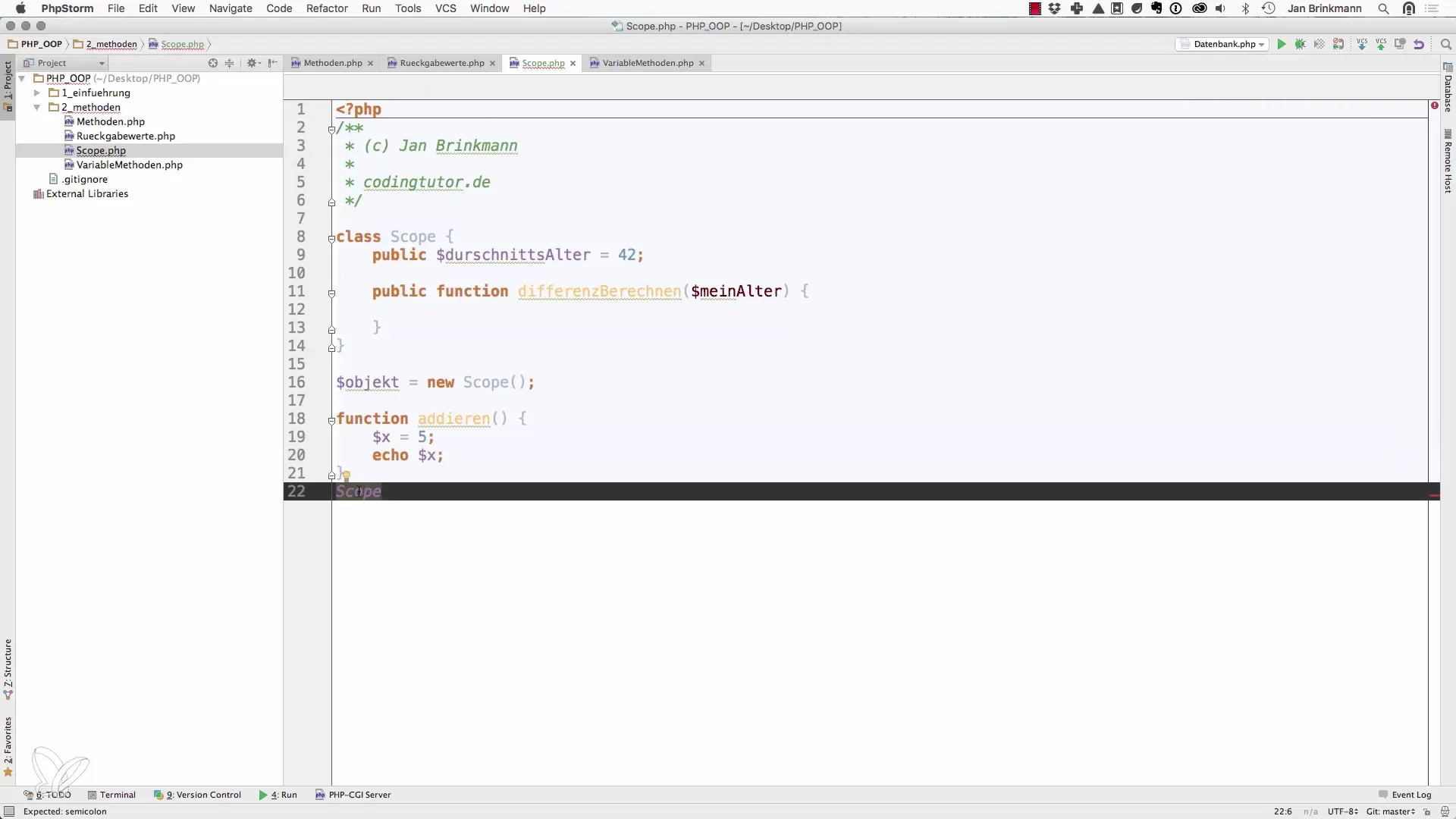 Scopes in PHP - Understanding Variable Visibility Scopes in PHP - Understanding Variable Visibility
