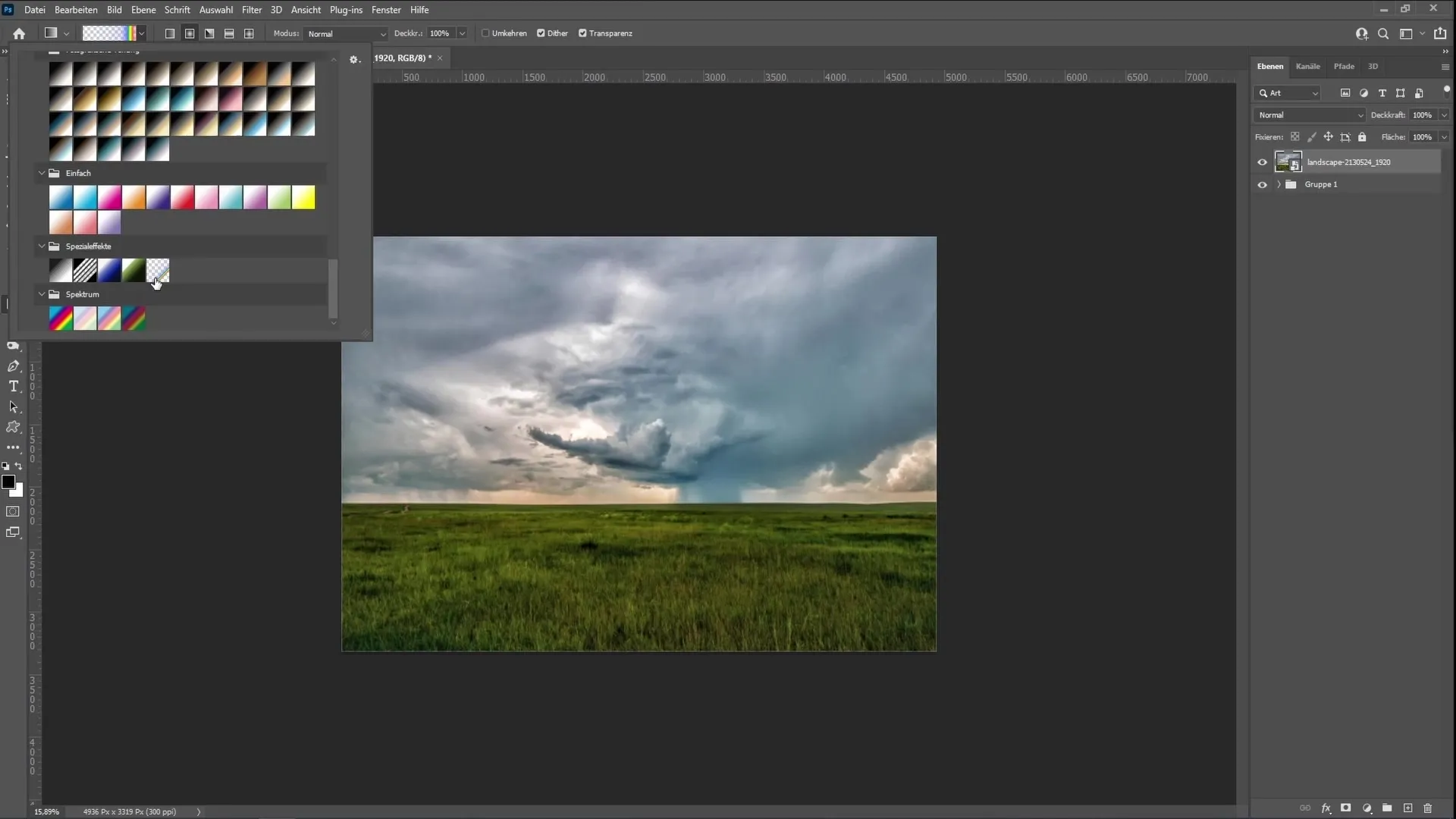 Creare un arcobaleno realistico in Photoshop