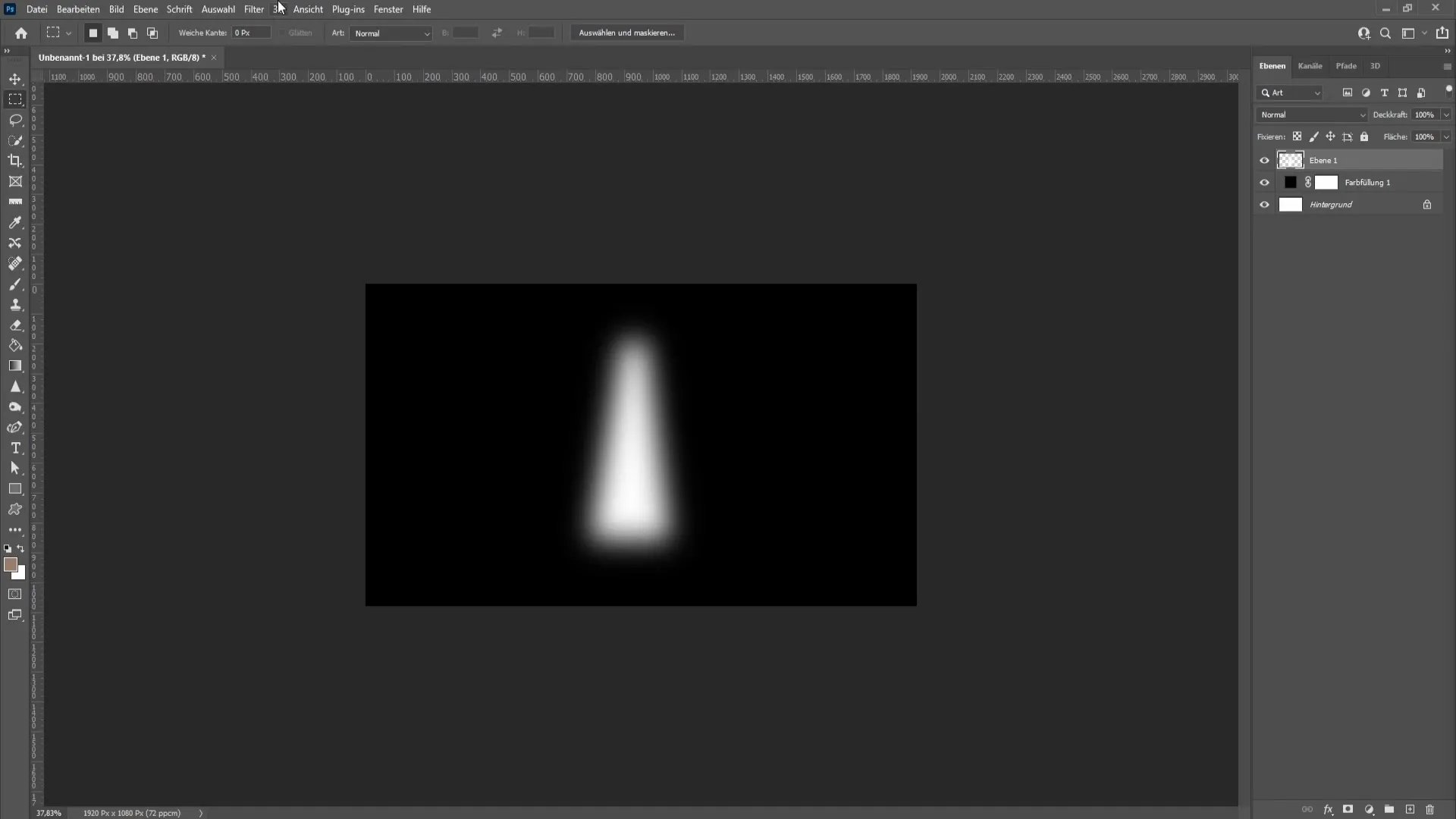 Viegla starmešu veidošana programmā Photoshop