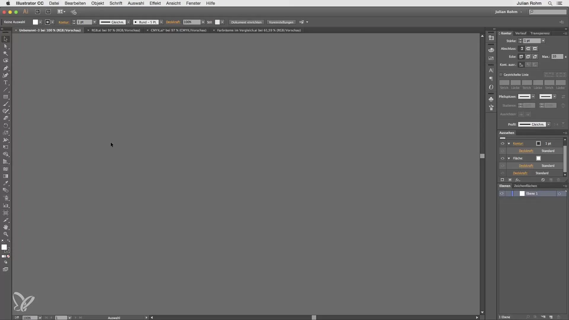 Entscheidende Farbauswahl: RGB oder CMYK in Illustrator Entscheidende Farbauswahl: RGB oder CMYK in Illustrator