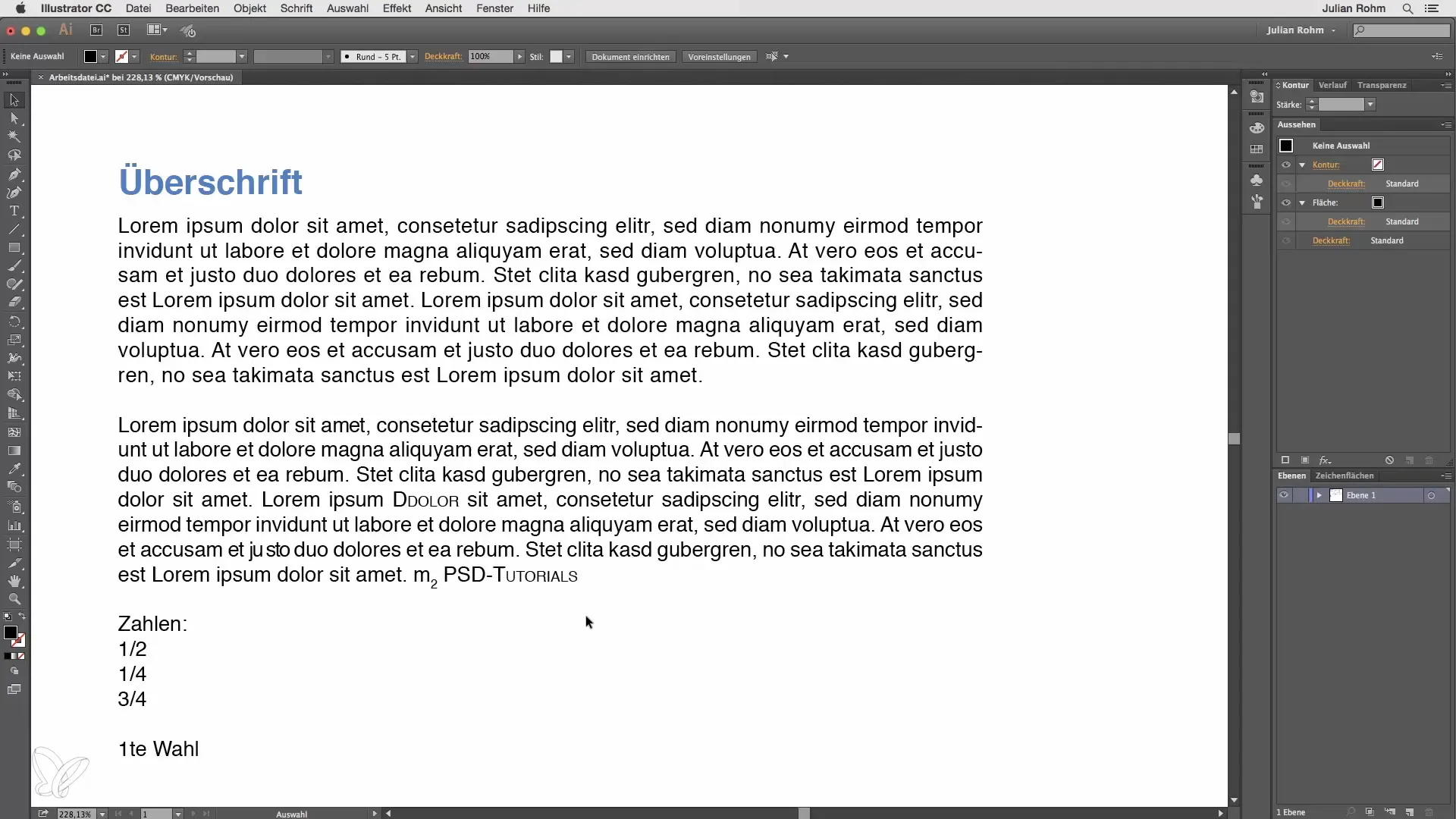 Effektive Textformatierung in Illustrator mit Absatz- und Zeichenformaten Effektive Textformatierung in Illustrator mit Absatz- und Zeichenformaten