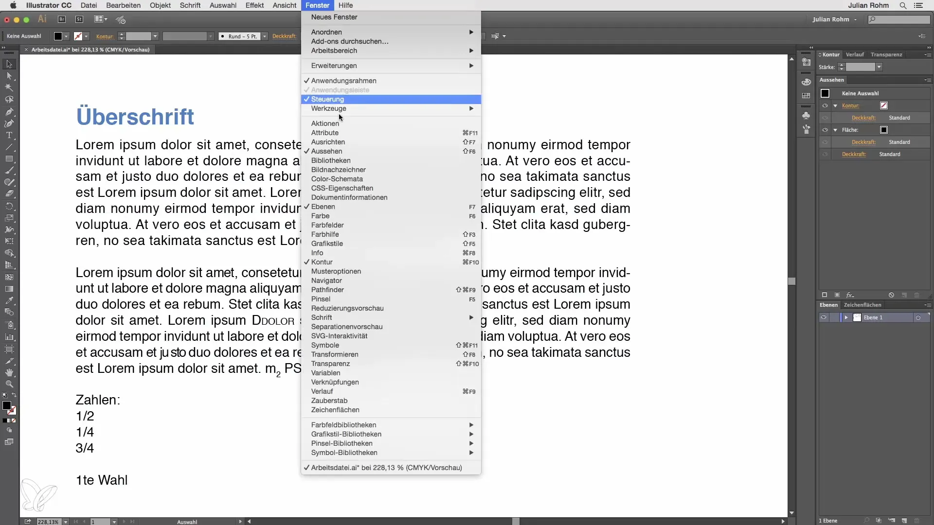 Effektive Textformatierung in Illustrator mit Absatz- und Zeichenformaten Effektive Textformatierung in Illustrator mit Absatz- und Zeichenformaten