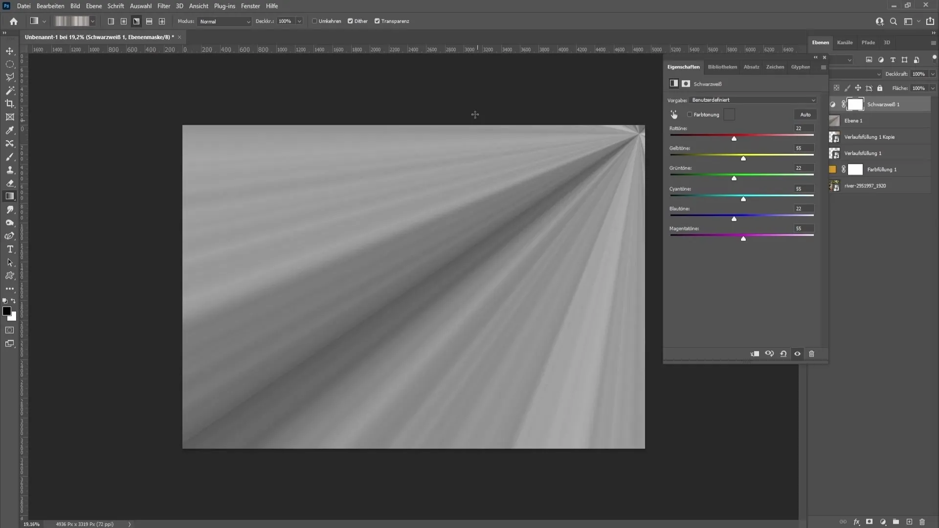 Creare un sole artificiale e raggi del sole in Photoshop