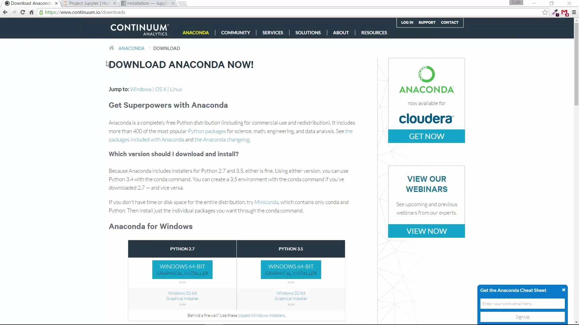 Python Installation und Anaconda Schritt-für-Schritt für Einsteiger Python Installation und Anaconda Schritt-für-Schritt für Einsteiger