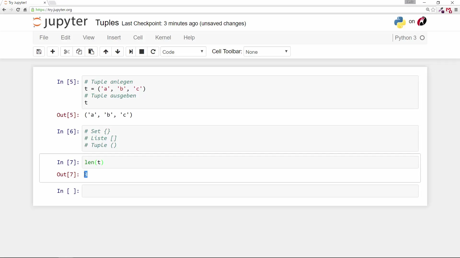 Tuples in Python: Grundlagen und Anwendungen Tuples in Python: Grundlagen und Anwendungen