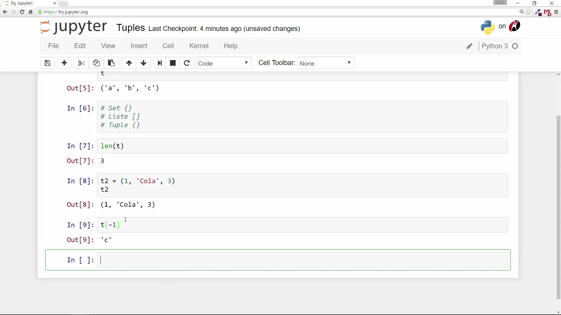 Tuples in Python: Grundlagen und Anwendungen Tuples in Python: Grundlagen und Anwendungen