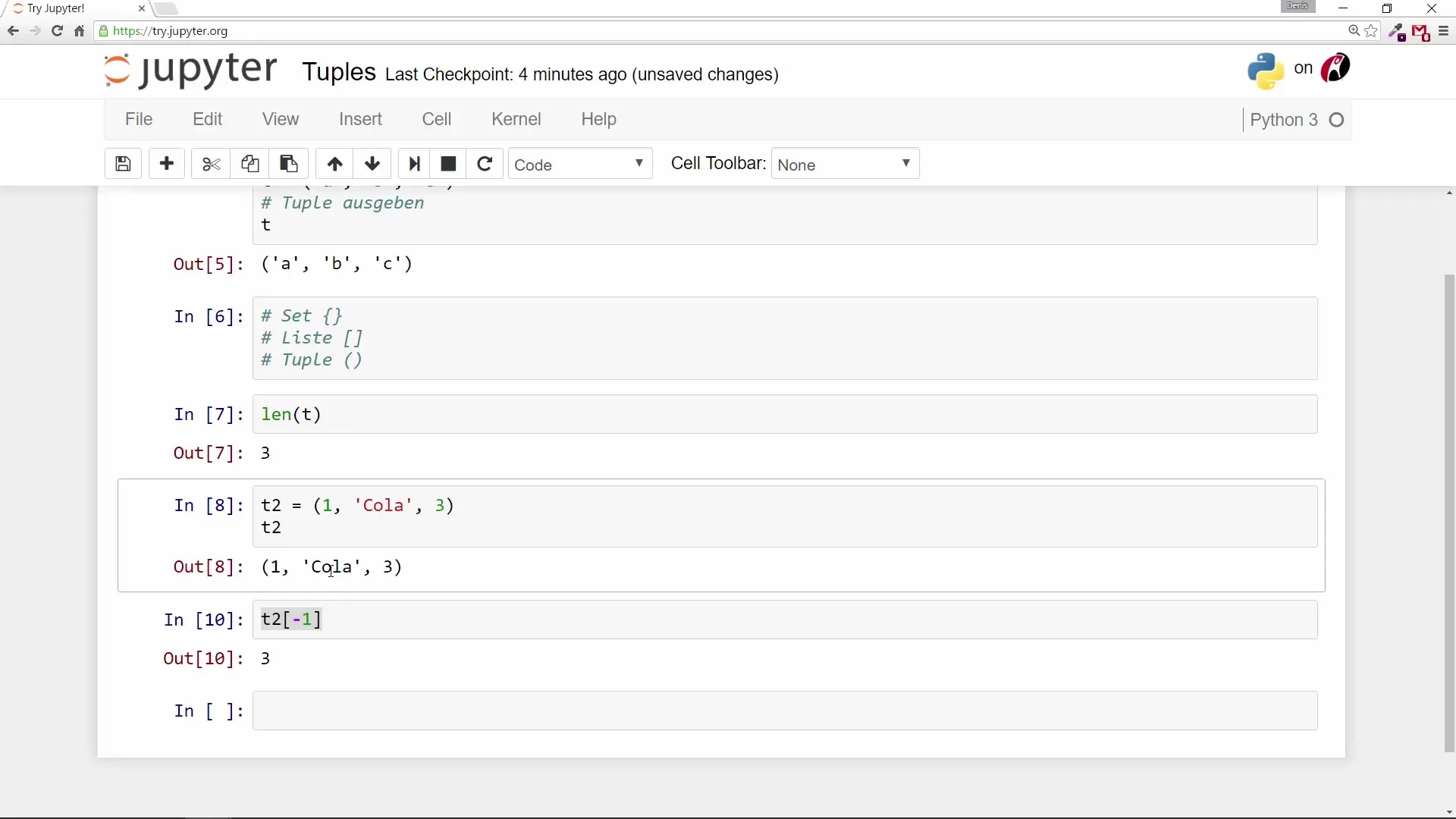 Tuples in Python: Grundlagen und Anwendungen Tuples in Python: Grundlagen und Anwendungen