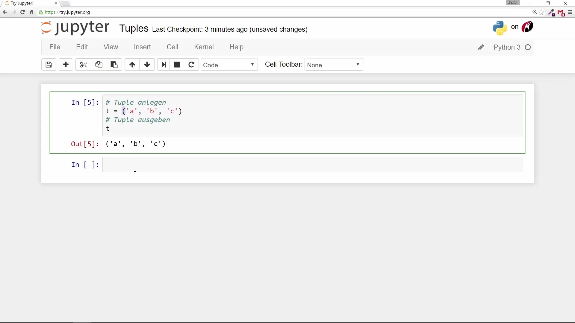 Tuples in Python: Grundlagen und Anwendungen Tuples in Python: Grundlagen und Anwendungen