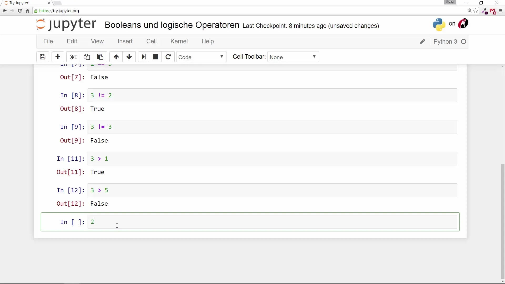 Effektive Nutzung von Booleans und logischen Operatoren in Python Effektive Nutzung von Booleans und logischen Operatoren in Python