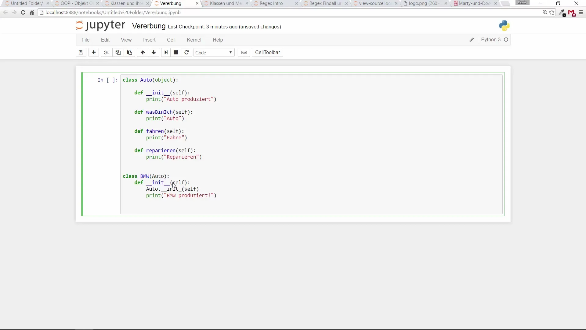 Vererbung in Python verstehen und anwenden Vererbung in Python verstehen und anwenden
