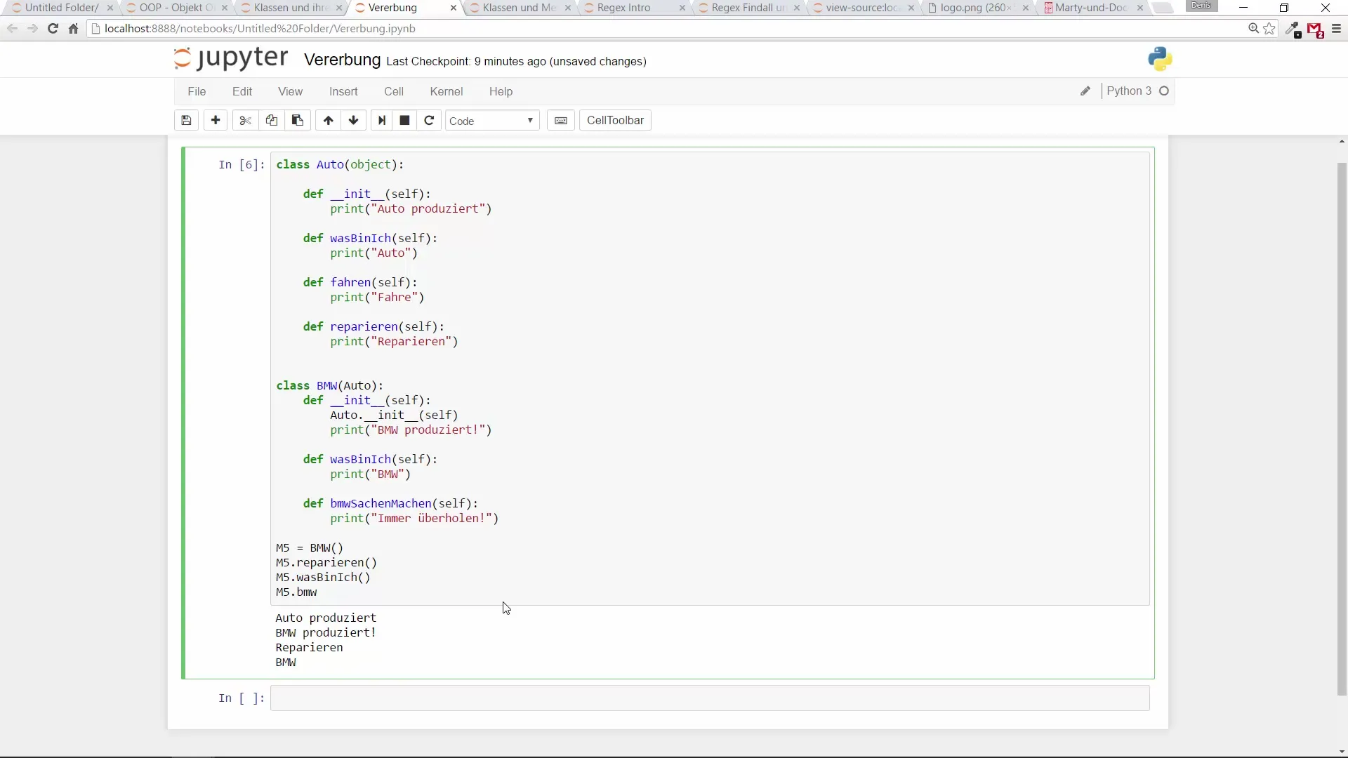Vererbung in Python verstehen und anwenden Vererbung in Python verstehen und anwenden