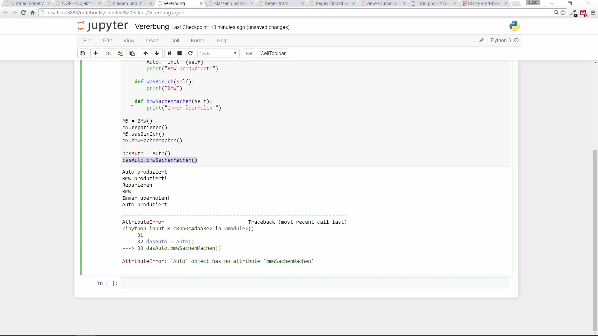 Vererbung in Python verstehen und anwenden Vererbung in Python verstehen und anwenden