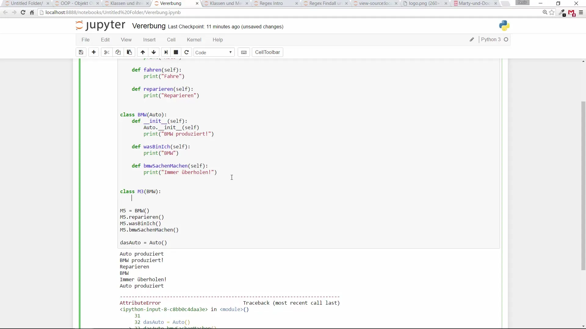 Vererbung in Python verstehen und anwenden Vererbung in Python verstehen und anwenden