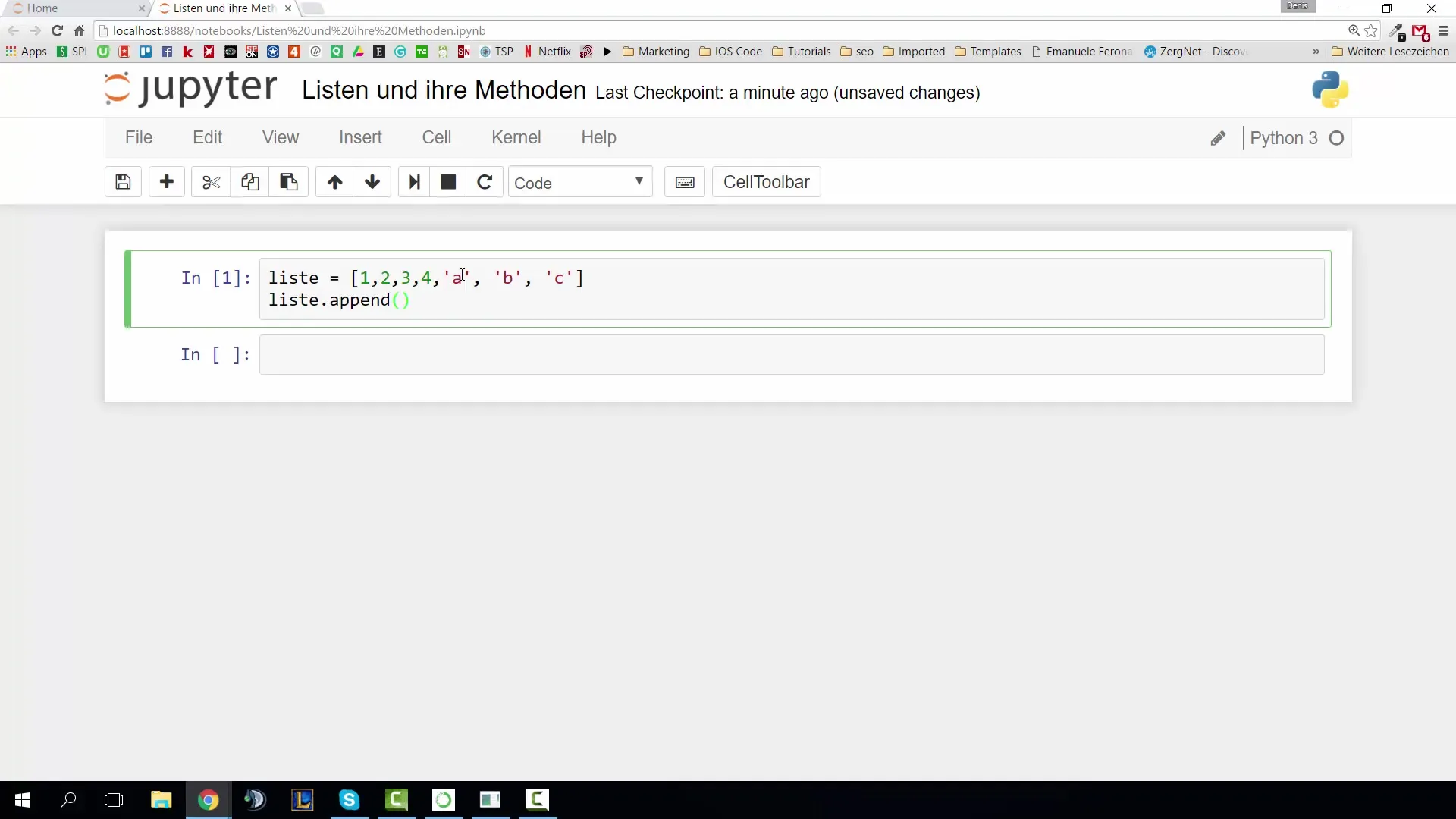 Listen und ihre Methoden – Effektiv mit Python arbeiten Listen und ihre Methoden – Effektiv mit Python arbeiten