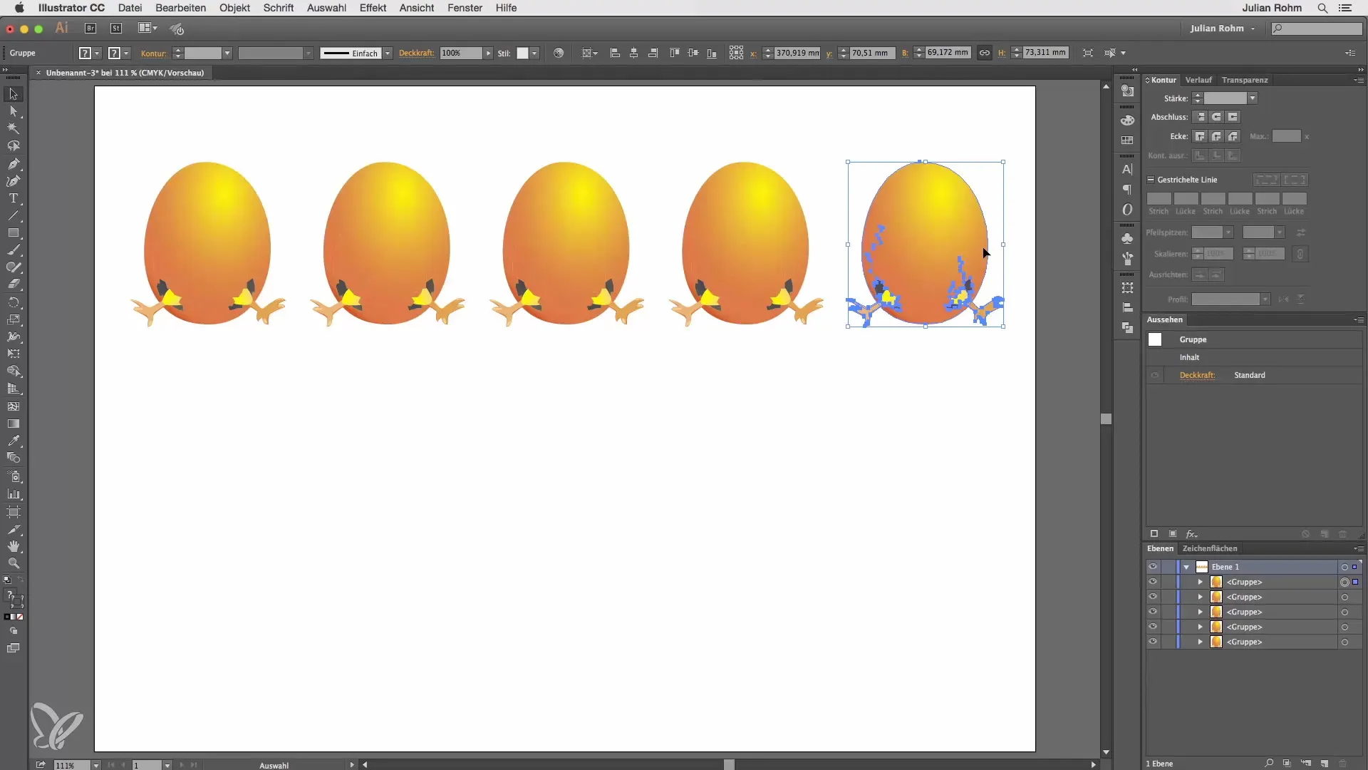 Effizientes Transformieren von Objekten in Illustrator Effizientes Transformieren von Objekten in Illustrator